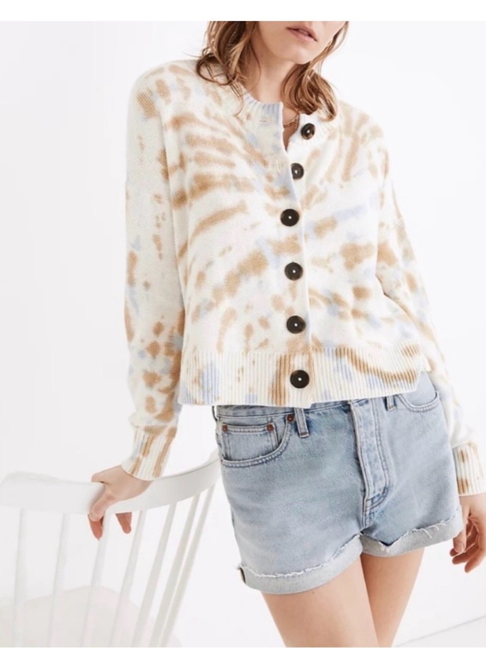 Madewell Tie-dye cardigan